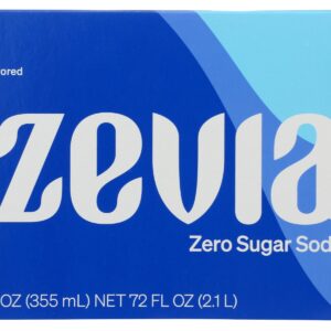 ZEVIA: All Natural Zero Calorie Soda Cola 6-12 fl oz, 72 fl oz