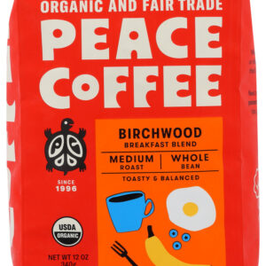 PEACE COFFEE: Coffee Whlbn Birchwood, 12 oz