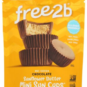 FREE2B FOODS: Rice Chocolate Sun Cups Minis, 4.2 oz