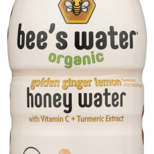 BEES WATER: Water Honey Ginger Lemon Organic, 16 fl oz