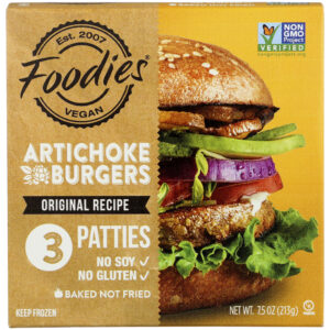 FOODIES: Original Recipe Artichoke Burger Patties, 7.5 oz