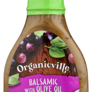 ORGANICVILLE: Dressing Vinaigrette Olive Oil Balsamic Organic, 8 oz