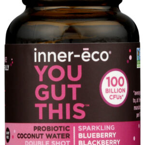INNER-ECO: To Go Mega Probiotic Coconut Water Kefir Berry Flavor, 1 oz