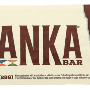 TANKA: Natural Buffalo Meat Cranberry Bar Slow Smoked Original, 1 Oz