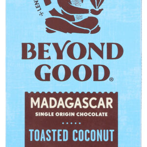 MADECASSE: Madagascar 70% Dark Chocolate Toasted Coconut, 2.64 oz