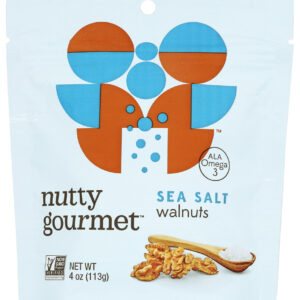 THE NUTTY GOURMET: Sea Salt Walnuts, 4 oz