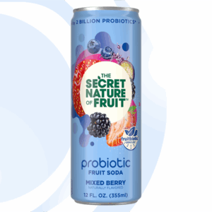 THE SECRET NATURE OF FRUIT: Soda Probiotic Mixed Berry, 12 fl oz
