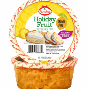 PARADISE: Fruit Canied Lemon Peel, 8 oz