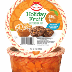 PARADISE: Fruit Canied Orange Peel, 8 oz