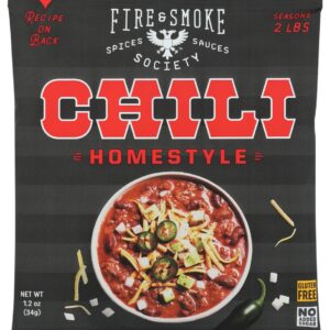 FIRE AND SMOKE: Seasoning Chili Regular, 1.2 OZ