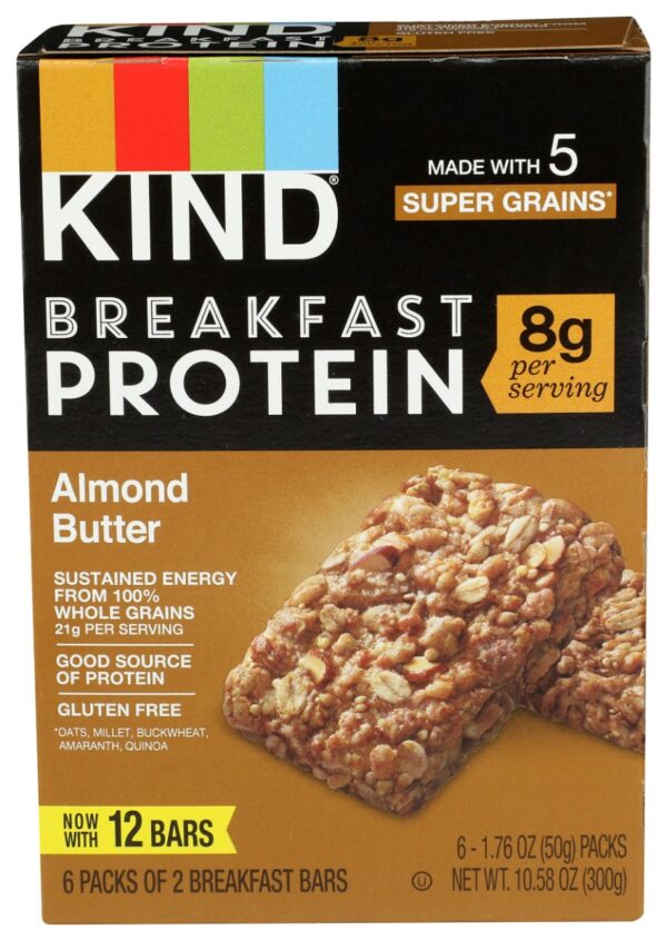 KIND: Breakfast Protein Almond Butter, 10.58 OZ