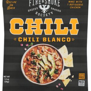 FIRE AND SMOKE: Seasoning Chili Blanco, 1.2 OZ