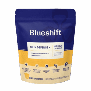 BLUESHIFT NUTRITION: Skin Defense Plus Hibiscus Orange 14Ct, 3.64 oz