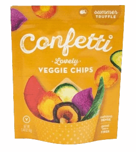 CONFETTI: Summer Truffle Veggie Chips, 2.46 oz