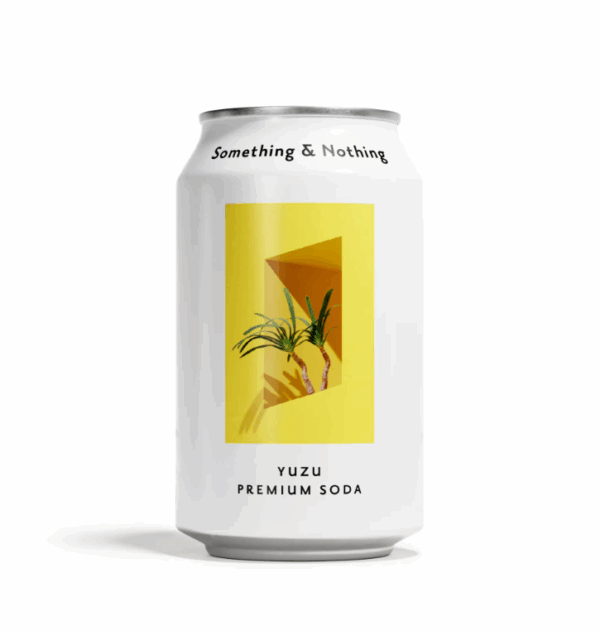 SOMETHING AND NOTHING: Yuzu Premium Soda, 12 fl oz