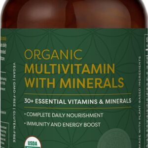 GLOBAL HEALING: Organic Multivitamin With Minerals, 120 cp