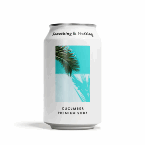 SOMETHING AND NOTHING: Cucumber Premium Soda, 12 fl oz