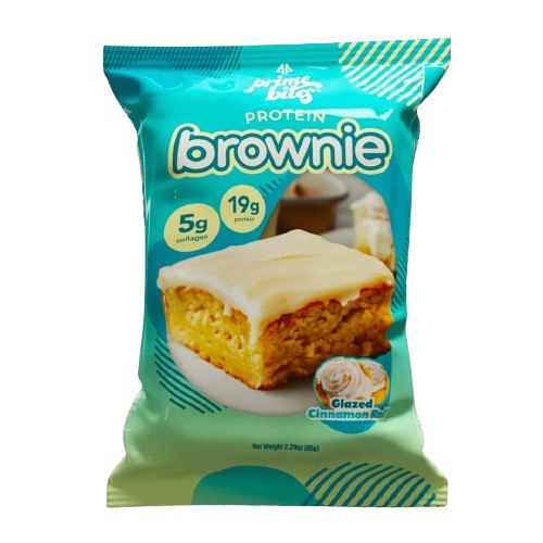 PRIME BITES: Glazed Cinnamon Roll Bar, 2.29 oz