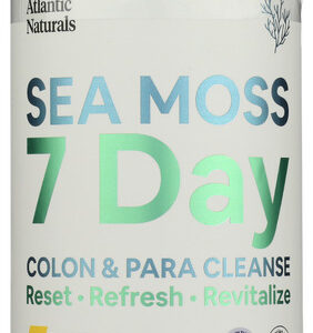 ATLANTIC NATURALS: Sea Moss 7 Day Colon and Para Cleanse Pineapple Flavor, 14 oz