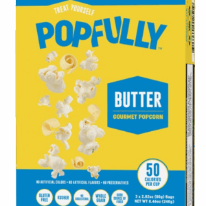 POPFULLY: Butter Microwave Popcorn, 8.46 oz