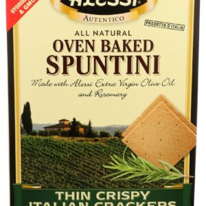 ALESSI: Spuntini Italian Rosemary Crackers, 5.3 oz