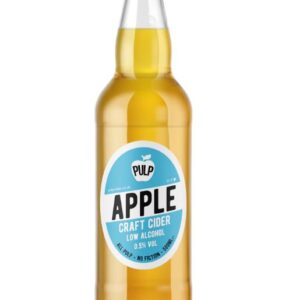 PULP CIDER: Low Alcohol Pulp Apple Cider, 16.9 fo
