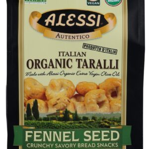 ALESSI: Italian Organic Taralli Fennel Seed, 7 oz