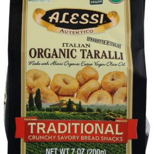 ALESSI: Italian Organic Taralli Traditional, 7 oz