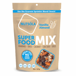 NUTSOLA: Vanilla Almond Mix, 8 oz