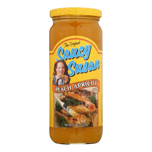 SAUCY SUSAN: Peach Apricot Sauce, 19 oz