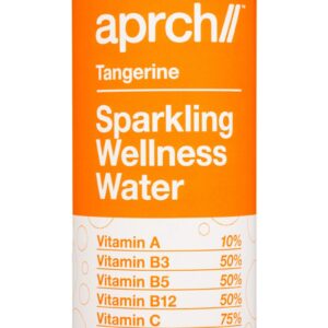 APRCH: Tangerine Sparkling Wellness Water, 16 fo