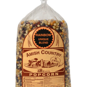AMISH COUNTRY: Rainbow Popcorn Bag, 32 oz