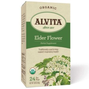 ALVITA: Organic Elder Flower Tea, 24 bg