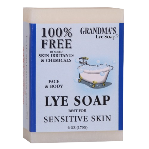 GRANDMAS PURE & NTL: Lye Soap, 6 oz