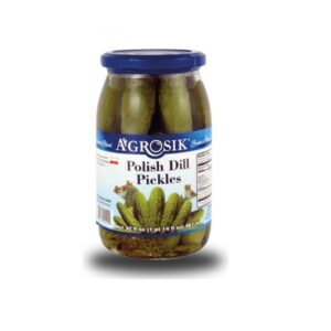 A GROSIK: Polish Dill Pickles, 30 oz