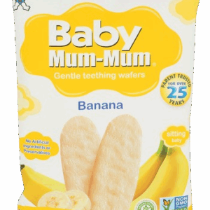 WANT-WANT: Baby Mum Mum Banana Rice Rusks, 0.74 oz