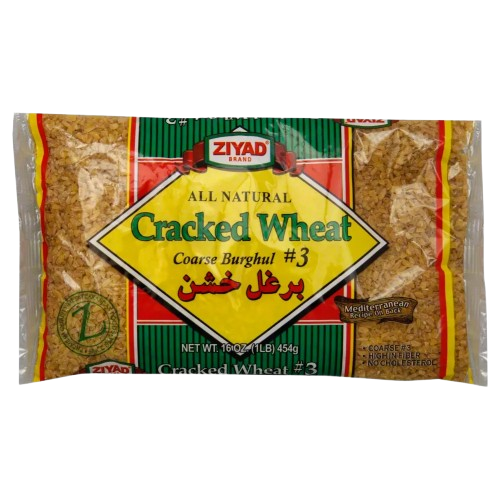 ZIYAD: Cracked Wheat No 3 Coarse, 16 oz