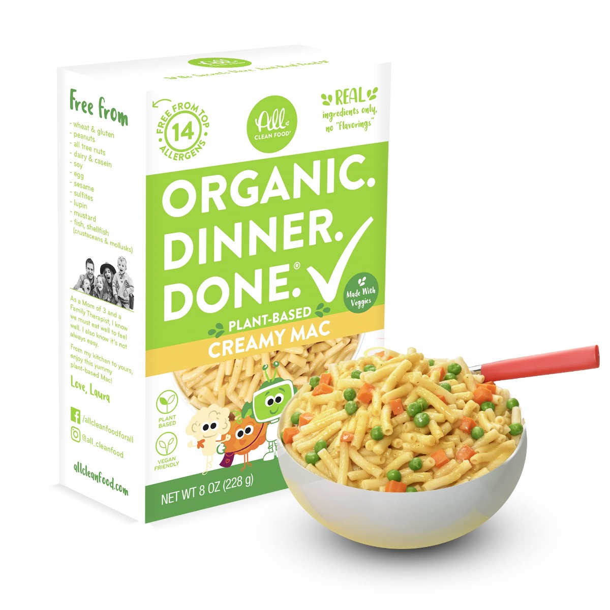 ALL CLEAN FOOD: Creamy Mac, 8 oz