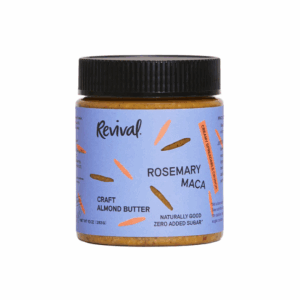REVIVAL FOOD CO: Rosemary Maca Almond Butter, 10 oz