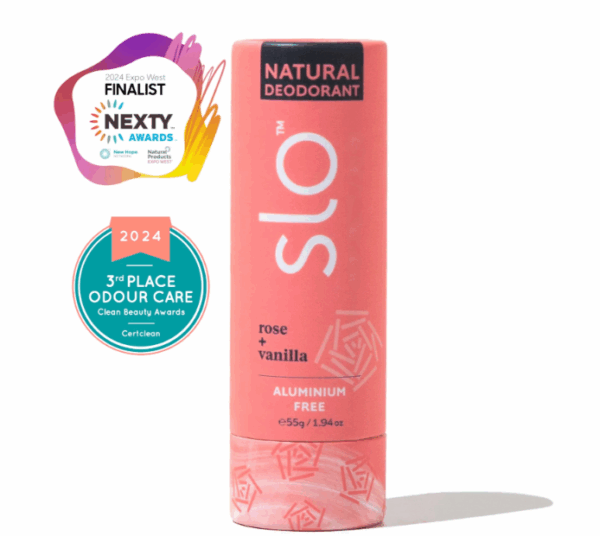 SLO: Natural Deodorant Rose and Vanilla, 1.94 oz