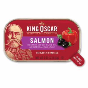 KING OSCAR: Atlantic Salmon Mediterranean Style, 4.05 oz