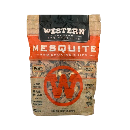 WESTERN: Mesquite BBQ Smoking Chips, 2.25 lb
