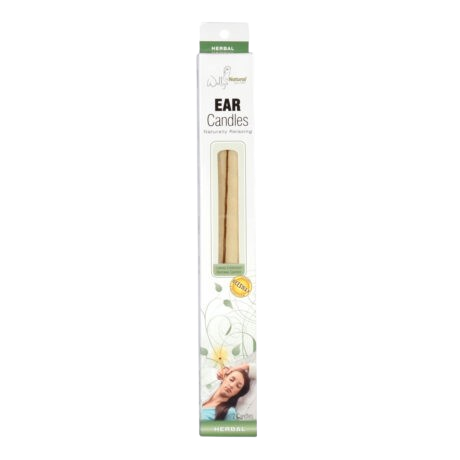 WALLY: Ear Candles Beeswax Herbal, 2 pc