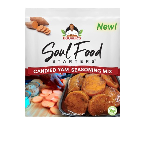 BOOKERS SOUL FOOD STARTERS: Candied Yams Single Pack, 1.5 oz