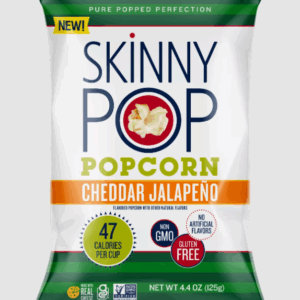 SKINNY POP: Cheddar Jalapeno Popped Popcorn, 4.4 oz