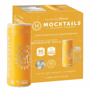 MOCKTAIL ALCOHOL FREE COCKTAIL: Scottish Lemonade Mockscow Mule Nitro Cans, 27.2 fo