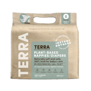 TERRA ORGANICS: Size 6 Diapers Junior, 12 ea