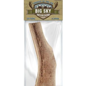 BIG SKY: Natural Split Antler Chew Large, 1 ea