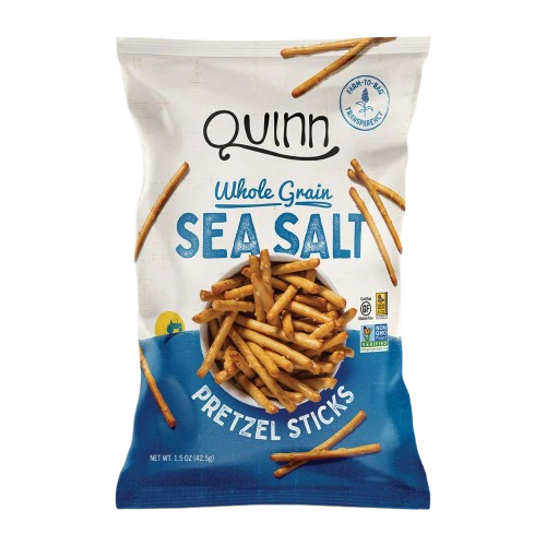 QUINN: Whole Grain Gluten Free Sea Salt Sticks, 1.5 oz