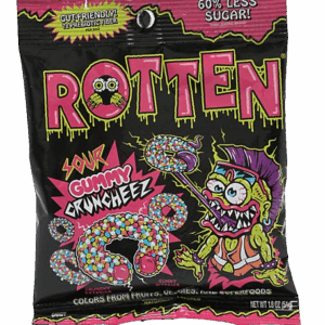 ROTTEN: Sour Gummy Cruncheez Single Serve, 1.8 oz